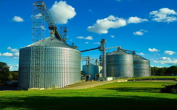 Grain silos